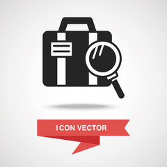 Poster - luggage icon