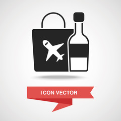 Sticker - duty free icon