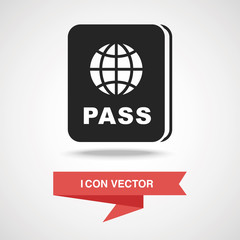 Poster - passport icon