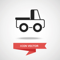 Wall Mural - camping car icon