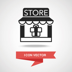 Poster - shopping store icon