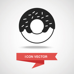 Sticker - donut icon