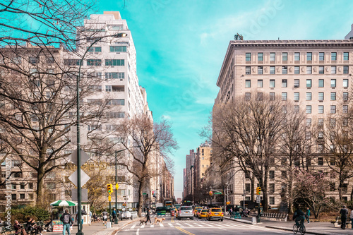 Fotografía  Streets and Buildings of Upper East Site of Manhattan, New York