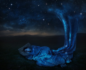 Wall Mural - Sleeping under the stars