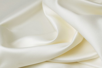 Creamy silk fabric textured material background