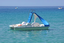 Pedal Boat At Sea