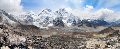 Plakaty Mount Everest  panoramiczny-widok-na-mount-everest