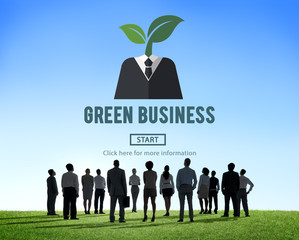 Wall Mural - Green Business Ecology Environment Concept