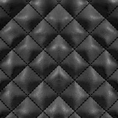  Black leather upholstery texture
