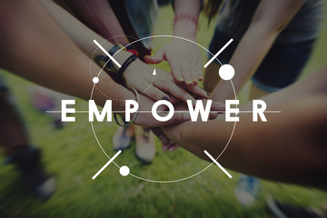 empower enable inspire lead concept