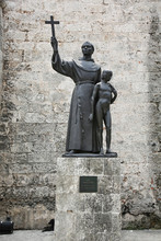 Monument Of Junipero Serra Old Havana Cuba