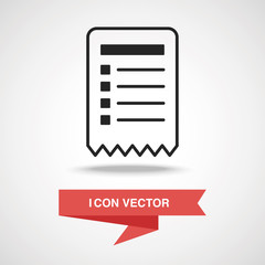 Poster - shopping list icon