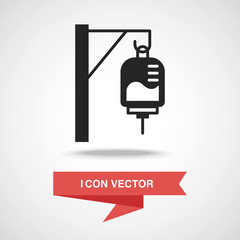 Sticker - medical drip icon