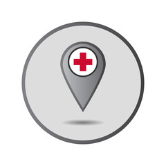 Wall Mural - map pin icon