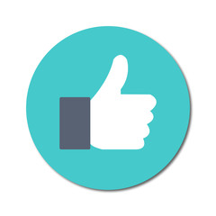 Wall Mural - Yes, No, Thumbs up and down icons