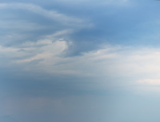 Wall Mural - blue rainy sky