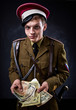 © FoodAndPhoto - Portrait of a Officer. Military, leadership, dictator theme.