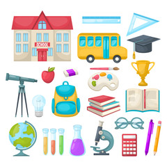 Sticker - School Icon Set