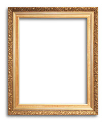 Canvas Print - Gold Old picture frame