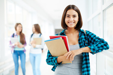 Canvas Print - Female student