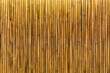 Golden bamboo wall or panel