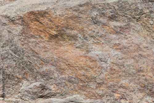 Stone background, rock wall backdrop with rough texture Canvas Print