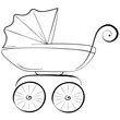 Babystroller Baby Stroller Icon 