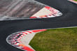 Race track curve road for car racing