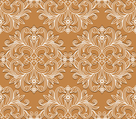  Line thai background golden of light.Thailand pattern traditional gold background and texture have label with wave.golden pattern thai silk style vector design for text background,