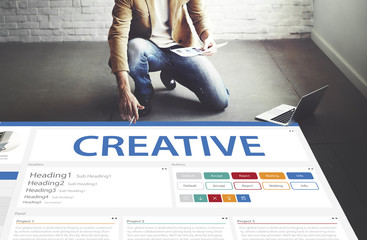 Poster - Creative Sample Website Design Template Concept