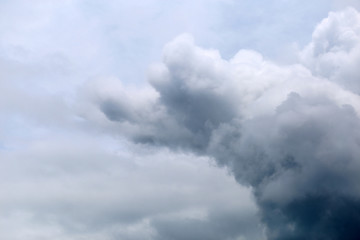 Wall Mural - Cloudscape with Sky and Clouds Background