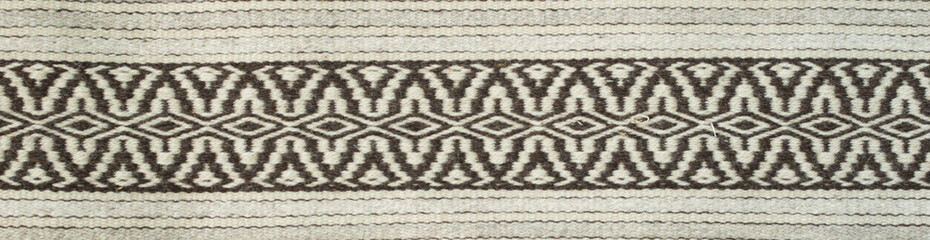 Canvas Print - Motif from traditional woven carpet from Bulgaria