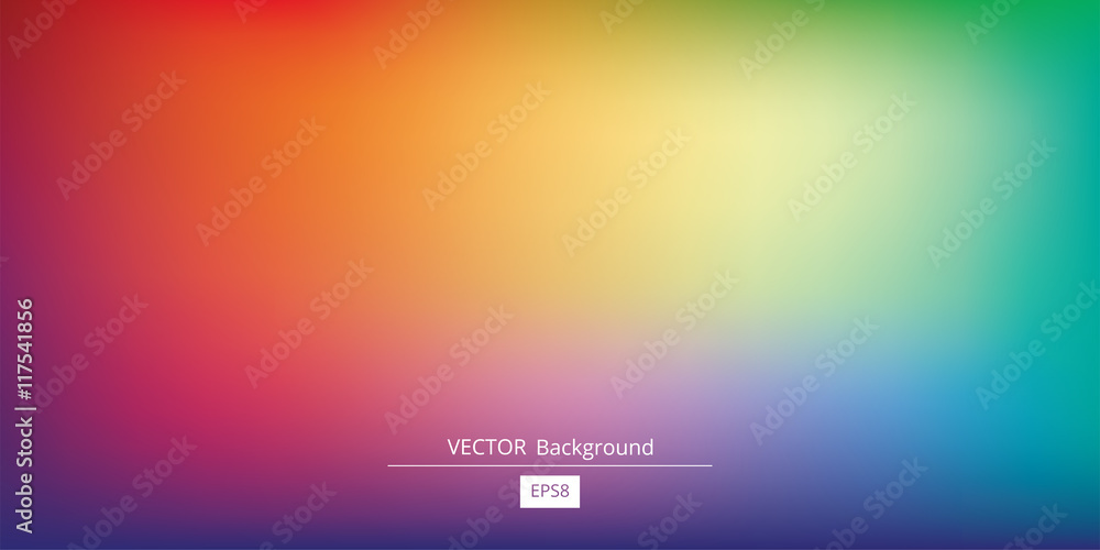 Colorful Gradient Vector Background - obrazy, fototapety, plakaty 