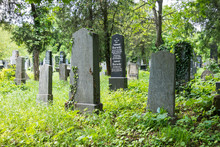 Graves On Jewish Section Of Central Cemetery In Vienna, Austria