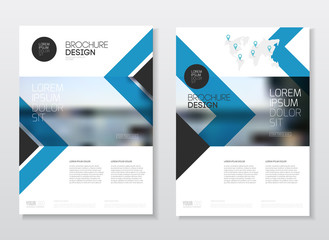 Catalogue cover design. Annual report vector illustration templa