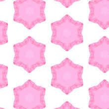 Pink Decorative Repeat Pattern