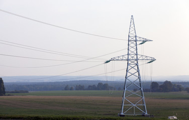 High-voltage power poles