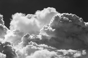 black and white clouds : smoke on sky