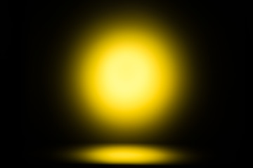 Poster - The yellow glow, abstract background