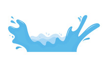 Vector Illustration Water Splash