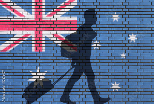 Obraz na PCV Travel in australia