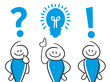 © strichfiguren.de - Stick Figire Series Blue / Prozess