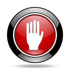 Aufkleber - stop icon