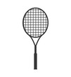 © djvstock - tennis racket hobby sport  icon. Isolated and flat illustration. Vector graphic