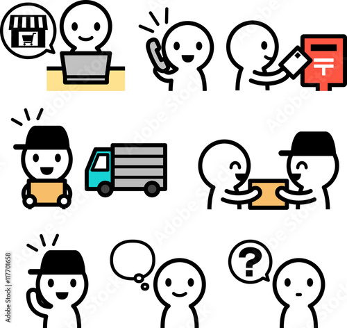 通販の流れと荷物受け渡しのイラストセット Buy This Stock Vector And Explore Similar Vectors At Adobe Stock Adobe Stock 通販の流れと荷物受け渡しのイラストセット Buy This Stock Vector And Explore Similar Vectors At Adobe Stock Adobe Stock