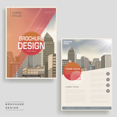 Modern brochure design