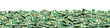 Panorama stacks Australian dollars / 3D illustration of panoramic stacks of Australian hundred dollar bills