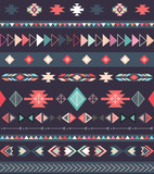 Aztec tribal pattern with geometric elements