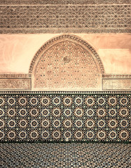 Wall Mural - moroccan vintage tile background