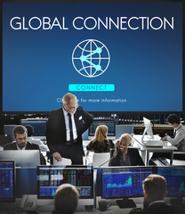 Poster - Global Connection Accessible Internet Technology Concept